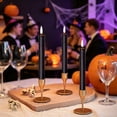 thumbnail image 4 of Flameless Taper Candles, 6 Pcs Flickering LED Candlesticks with Remote, Battery Operated - B, 4 of 8