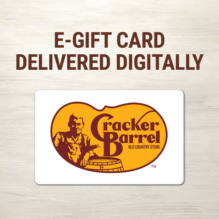 Cracker Barrel Thank You eGift Card [Email Delivery]