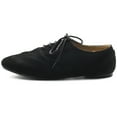 thumbnail image 2 of Ollio Women's Shoes Faux Suede Classic Wingtips Lace Up Dress Low Flats Heels Oxfords F115, 2 of 6