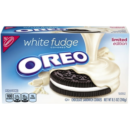 oreo fudge cookies covered chocolate sandwich nabisco oz limited pure edition walmart