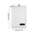 thumbnail image 2 of Nylon Travel Packing Bag Extra Large Size, Waterproof Luggage Organizer Pouch with Zipper, Clothing Storage Cube for Suitcase Travel Home, White, 20.8x11.7 Inches, 2 of 5