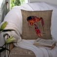 thumbnail image 3 of Carolines Treasures 8739PW1414 Crawfish Fabric Decorative Pillow 14HX14W multicolor, 3 of 4