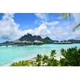 thumbnail image 2 of Overwater Bungalow Bora Bora Wall Mural by Wallmonkeys Peel and Stick Graphic (18 in W x 12 in H) WM265714, 2 of 4