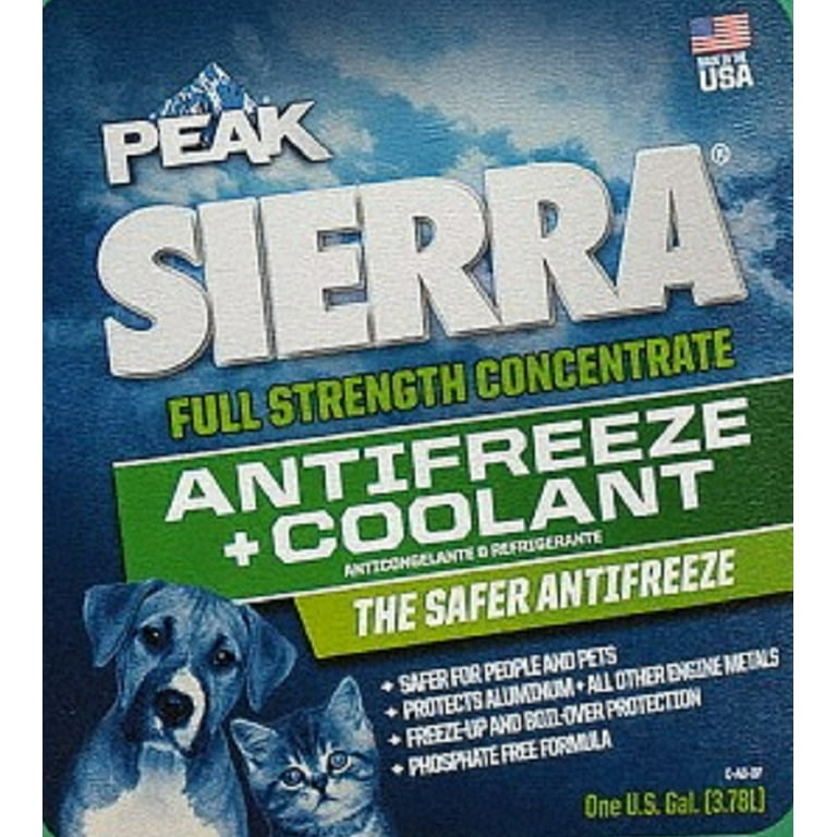 Peak SEP003 Sierra Antifreeze & Coolant with Propylene Glycol: 1
