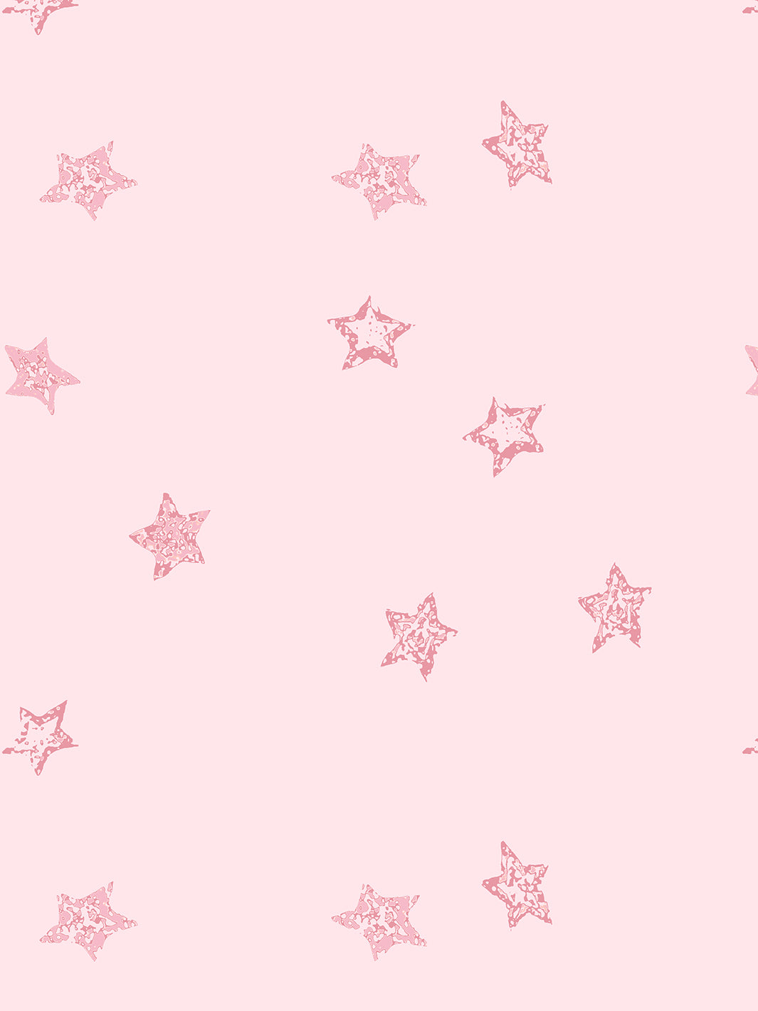 Fantasy Butterfly Stars Removable Vinyl Wallpaper by Barbie - Pink