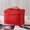 Red, variant on Large Capacity Makeup Bag for Travel - Portable Cosmetic Toiletry Organizer Pouch with Multipurpose Storage - Wash Bag for Toiletries, Cosmetics, and Essentials - 22x16x15cm Carry Case for Home, Work