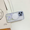 thumbnail image 2 of Magnetic Case for iPhone 14 Pro Max Compatible with Magsafe,Cute Aesthetic Flower Floral Pattern Design, Soft TPU Bumper Frosted PC Back Slim Thin Shockproof Protective Cover for Girls Women, 2 of 9
