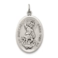 thumbnail image 5 of 925 Sterling Silver St. Michael Medal, 5 of 7