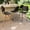 Brown, variant on Lawrence Outdoor Wicker Barstools with wood finish metal legs, Brown