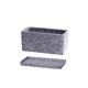 thumbnail image 1 of Macetero Rectangular de cerámica con bandeja, artículos for macetas pequeños perforados de escritorio de oficina, verde, Simple, escandinavo, suculento, 1 of 9
