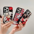 thumbnail image 4 of Funda Protectora Dura De Disney Mickey Minnie Mouse Para iPhone 14 13 12 11 Pro Max Plus ,, 4 of 4