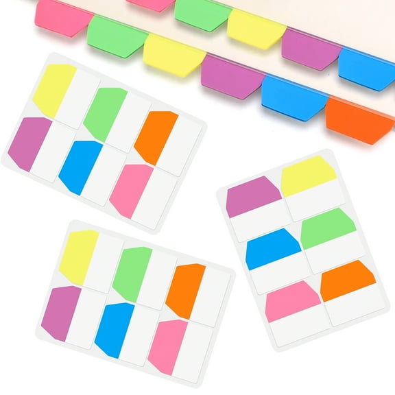 GMZW 1920 Pieces Sticky Index Tabs 1 Inch Sticky Notes for Books Repositionable Page Markers Labels Notebook Tabs for Notebooks, Binder, File Folders, Books (6 Colors)