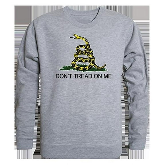 Gadsden Graphic Crewneck Sweatshirt, Heather Gray - Small