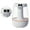 White, variant on 2 Spray Ultrasonic Humidifier with Humidity, 3L Water , for Soothing Bedroom Atmosphere