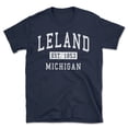 thumbnail image 1 of Leland Michigan Classic Established Men's Cotton T-Shirt, 1 of 1