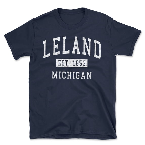 Leland Michigan Classic Established Men's Cotton T-Shirt