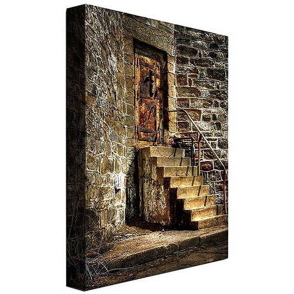 Trademark Fine Art "The Locked Door" Canvas Wall Art by Lois Bryan