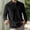 Black, variant on Adult Men Polo Shirts Long Sleeve Button Tees Shirts Basic White Men Clothing