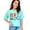 Chalky Mint, variant on Hey Boo, Pun, Groovy Retro Wavy Text, White Comfort Colors T-Shirt, Medium