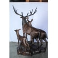 thumbnail image 5 of Life Size Bronze Deer Family Sculpture for Outdoor Display 48" x 50" x 81"H, 5 of 10
