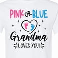 thumbnail image 4 of Inktastic Pink or Blue Grandma Loves You T-Shirt, 4 of 5
