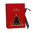 thumbnail image 3 of Qocolhg Christmas Decorations Outdoor Indoor, Christmas Gift Packaging Box Transparent Window Sparkling Gold Ribbon Gift Gift And Souvenir Packaging Box Equipped With Gift Bag, on Sale Clearance!, 3 of 8