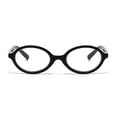 thumbnail image 2 of Gafas presbioscópicas estilo femenino, montura negra nerd, montura de detección avanzada anti-luz azul para hombres, gafas presbioscópicas con dientes de metal, 2 of 4