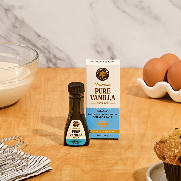 Rising Star Baking Supply Pure Vanilla Extract, 1 fl oz - Walmart.com