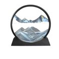 thumbnail image 1 of Moving Sand Art Picture Round Glass 3d Deep Sea Sandscape Flowing Sand Frame Home Decor, 1 of 2
