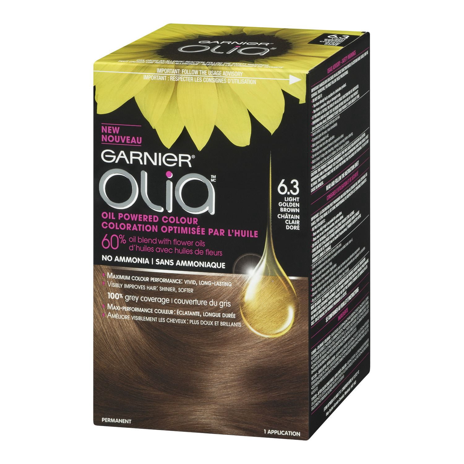Garnier Olia Coloration Permanente Sans Ammoniaque Optimisée par l'Huile