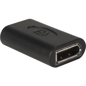 Startech Displayport Gender Changer - QVS DisplayPort Female to Female Digital A/V Gender Changer/Coupler