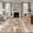 Dark Brown, variant on Rectangle Area Rugs 8 x 10 Ft, Coastal Starfish Non-Slip Residential Carpet, Summer Ocean Waves Ombre Sea Beige Indoor Crawling Mats Runner Rugs for Living Room/Dining Room/Bedroom