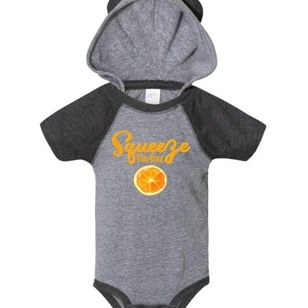 

Inktastic Orange Squeeze The Day Gift Baby Boy or Baby Girl Bodysuit