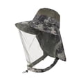 thumbnail image 1 of Lttoisl Chapeau Bob de Protection Solaire pour Hommes et Femmes / Chapeau de Pêcheur à Grand Bord avec Couvre-Visage Détachable et Rabat de Nuque pour la Randonnée, la Pêche, les Safari et les Activités de Plein Air, Polyester Respirant, 1 of 8