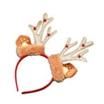 thumbnail image 2 of Diadema Navideña de Astas, Bonita Tela de Franela, Diseño Ligero, Decoración para Fiestas, Accesorio Festivo, Ideal para Adultos y Niños, 24 X 21 Cm., 2 of 3