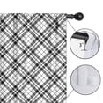 thumbnail image 4 of Blackout Kids Curtains,Black White Plaid Checkered Pattern Childrens Insulated Curtains Set Of 2,Bedroom Essentials,Toddler Room Decor 42"x84", 4 of 5