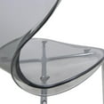 thumbnail image 6 of Modern Side Chairs - Set of 2 - Transparent Accent Dining Chairs - Chrome Base - Stylish & Lightweight, 6 of 9
