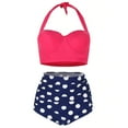 thumbnail image 4 of Conjunto de bikini a la moda para mujer, traje de baño de dos piezas, traje de baño relleno sin almohadilla en el pecho, ropa de playa con soporte de acero Fridja  nalpqowj52455, 4 of 4