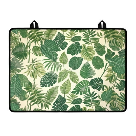 

Xoenoiee Tropical Palm Leaf Print Electric Stove Top Cover Protector Glass Flat Top Stove Mat 29 x 21 inch Oven Induction Cooktop Mat for Ceramic RV Countertop Mats Heat-Resistant Dish Drying Mat