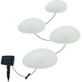 thumbnail image 2 of Set of 4 Solar Garden Lights, Waterproof Plastic Pebble-Shaped Rock Lights, Cool White, 2 of 5