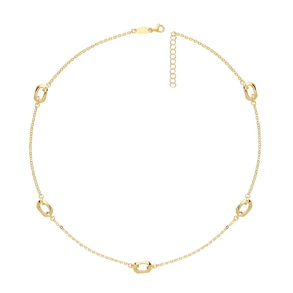 Sophisticated 9k Gold Women Necklace - 18 inch*7mm, 5 Grams