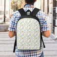 thumbnail image 5 of Disketp Floral School Backpack, Lightweight Basic Middle School Bookbags 17 Inch Casual Daypack for Student College, Travel or Outdoor, 5 of 6