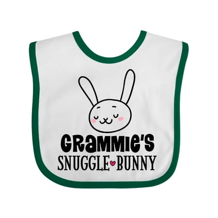 

Inktastic Grammie Snuggle Bunny Easter Outfit Gift Baby Boy or Baby Girl Bib