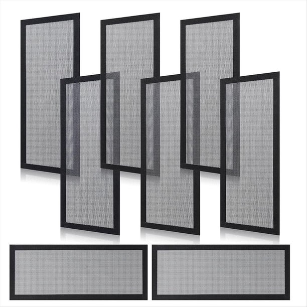 8 Cubiertas de Ventilación Magnéticas de 12 X 5,5 Pulgadas, Cubiertas de de Registro de Aire para Techos, Pisos, , Atrapan Residuos, Polvo y Cabello