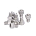 thumbnail image 2 of Tornillos de cabeza hueca, 30 piezas M6, tornillos, pernos, tornillos de cabeza hueca hexagonal, materiales ecológicos, 2 of 8