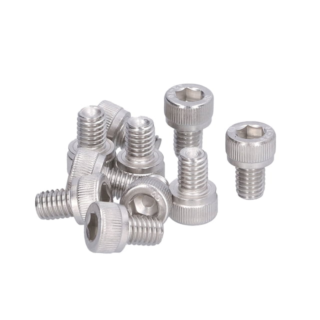 Tornillos M6 de Cabeza Hueca Hexagonal de Acero Inoxidable ANGGREK DIN 912 A2-70