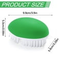 thumbnail image 3 of Safeglitz 1Pack Vegetable Brush Non Slip Grip Potato Scrubber Veggie Brush with Flexible and Hard Bristles Non Slip Comfortable Grip, for Cleaning Food Cucumber and Carrot, 3 of 7