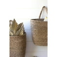 thumbnail image 3 of SET OF TWO TALL OVAL WOVEN SEAGRASS BASKETS, 3 of 3