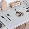thumbnail image 2 of Wall Sticker Oil Proof Cartoon Pattern Removable Accessories Premium Wallpaper Modern Home Accessory Kitchen Room Wood Countertop Art Decals Type 3, 2 of 9