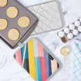 thumbnail image 5 of Yayeee Pot Holders Kitchen Heat Resistant with Pocket 7"x9.8" Cotton Oven Cooking Hot Pads, Color Striped, 5 of 7